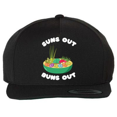 Suns Out Buns Out Lithops Succulent Plant Gift Wool Snapback Cap