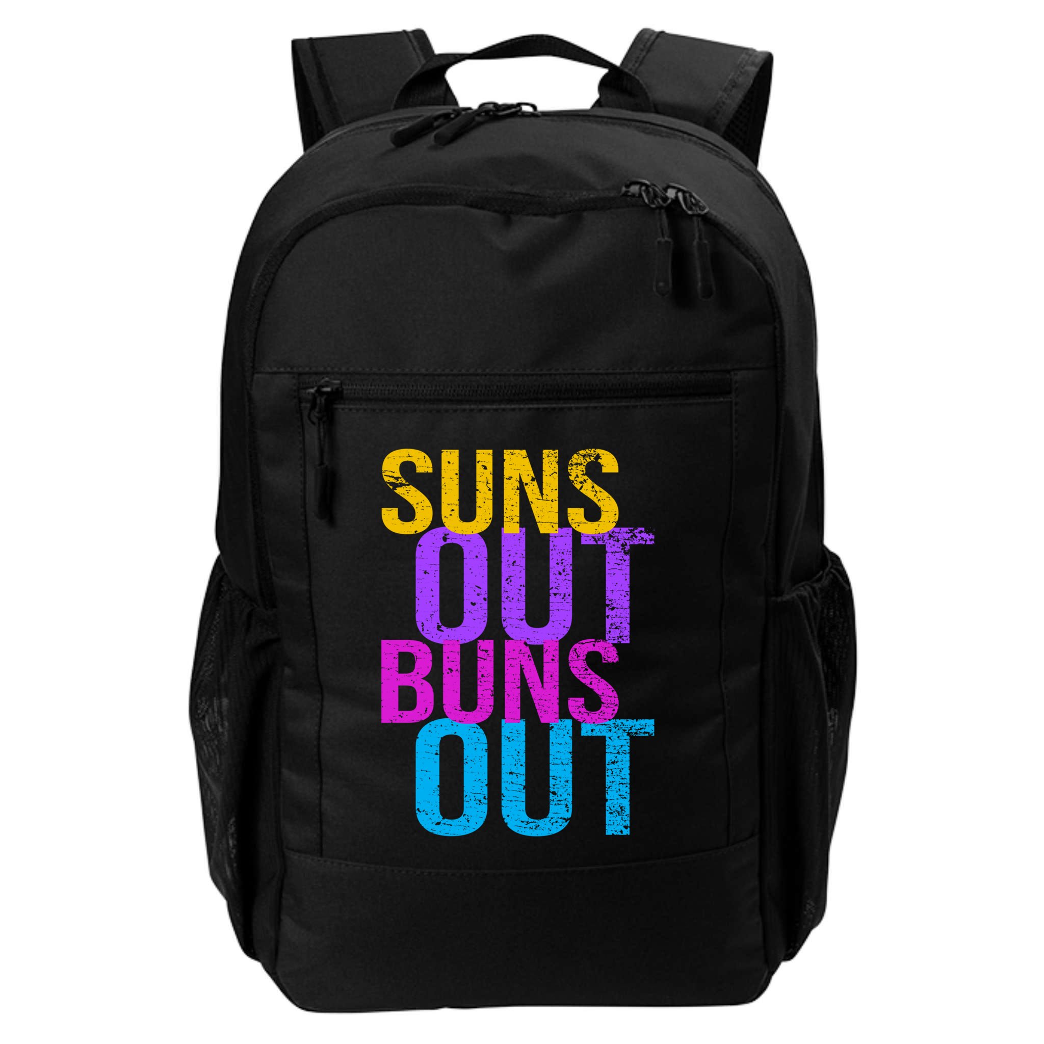 Suns Out Buns Out Print Funny Summer Product Funny Gift Backpack