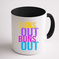 Suns Out Buns Out Print Funny Summer Product Funny Gift Mug