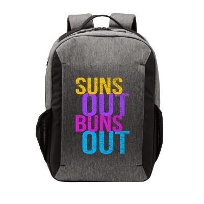 Suns Out Buns Out Print Funny Summer Product Funny Gift Vector Backpack