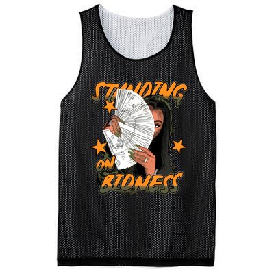 Standin On Bidness Mesh Reversible Basketball Jersey Tank