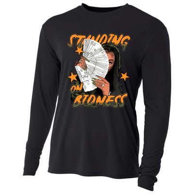 Standin On Bidness Cooling Performance Long Sleeve Crew