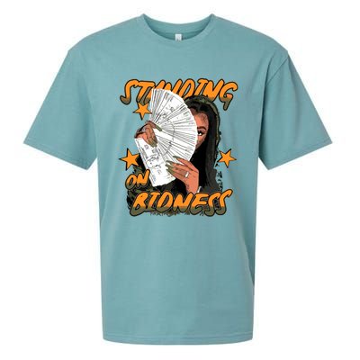 Standin On Bidness Sueded Cloud Jersey T-Shirt