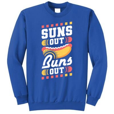 Suns Out Buns Out Bbq Hot Dog Gift Sweatshirt