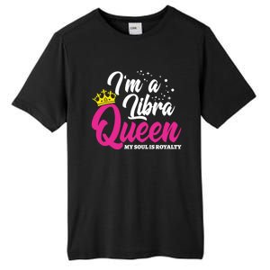 September October Birthday Astrology Libra Queen Funny Gift Tall Fusion ChromaSoft Performance T-Shirt