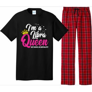 September October Birthday Astrology Libra Queen Funny Gift Pajama Set