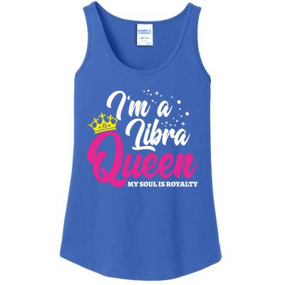 September October Birthday Astrology Libra Queen Funny Gift Ladies Essential Tank