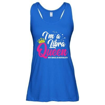 September October Birthday Astrology Libra Queen Funny Gift Ladies Essential Flowy Tank