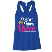 September October Birthday Astrology Libra Queen Funny Gift Women's Racerback Tank