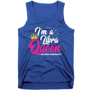 September October Birthday Astrology Libra Queen Funny Gift Tank Top