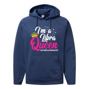 September October Birthday Astrology Libra Queen Funny Gift Performance Fleece Hoodie