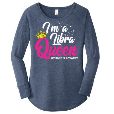 September October Birthday Astrology Libra Queen Funny Gift Women's Perfect Tri Tunic Long Sleeve Shirt