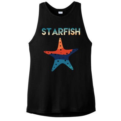 Starfish Ocean Beach Ladies PosiCharge Tri-Blend Wicking Tank