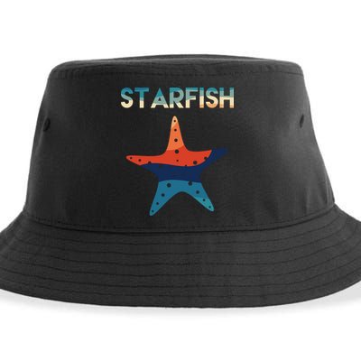 Starfish Ocean Beach Sustainable Bucket Hat