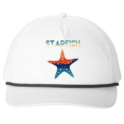 Starfish Ocean Beach Snapback Five-Panel Rope Hat