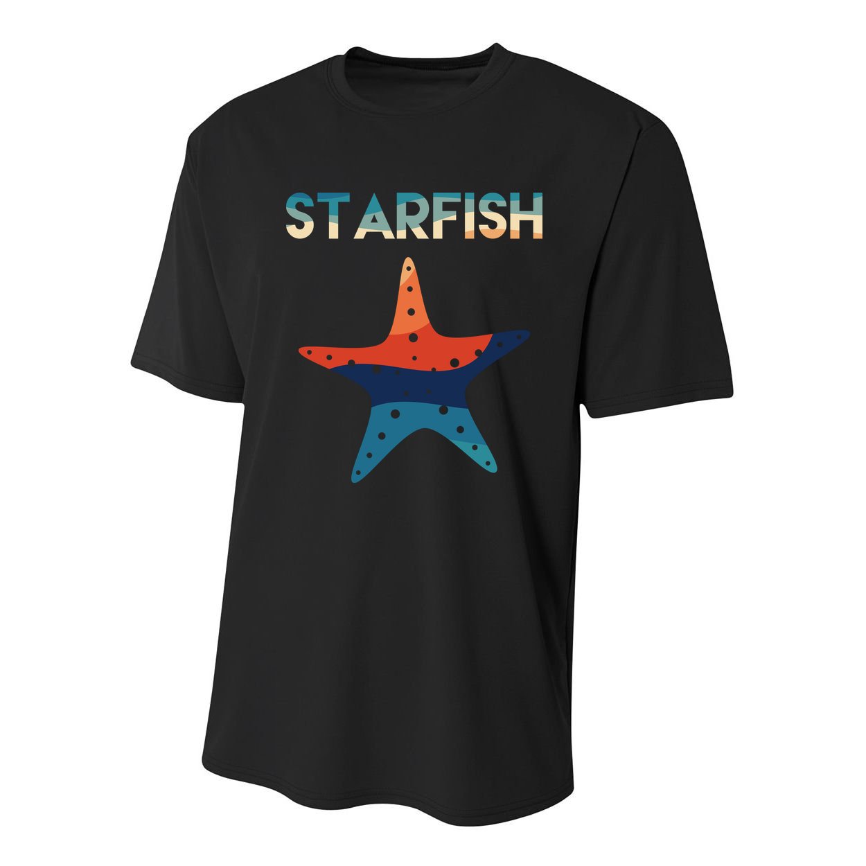 Starfish Ocean Beach Youth Performance Sprint T-Shirt