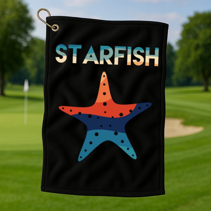 Starfish Ocean Beach Golf Towel