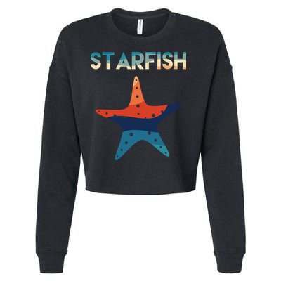 Starfish Ocean Beach Cropped Pullover Crew