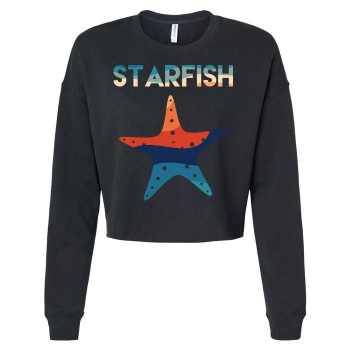 Starfish Ocean Beach Cropped Pullover Crew