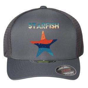 Starfish Ocean Beach Flexfit Unipanel Trucker Cap