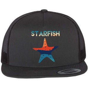 Starfish Ocean Beach Flat Bill Trucker Hat