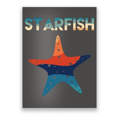 Starfish Ocean Beach Poster