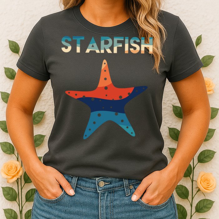 Starfish Ocean Beach Womens T-Shirt