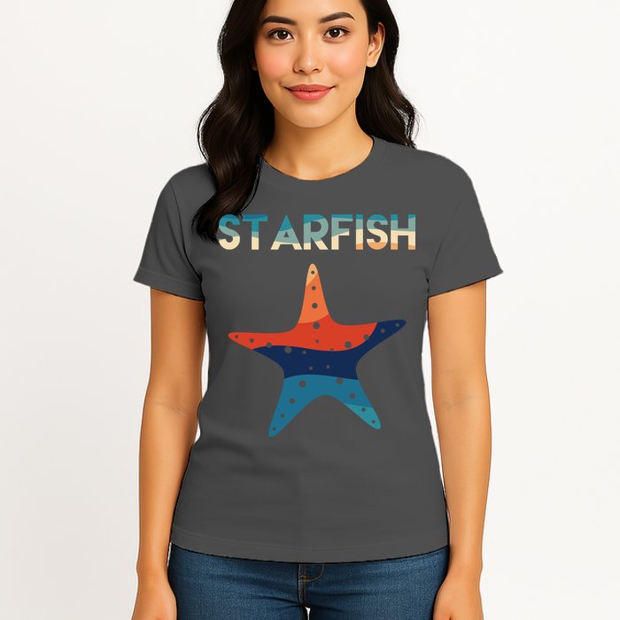 Starfish Ocean Beach Womens T-Shirt
