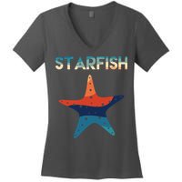 Starfish Ocean Beach Women's V-Neck T-Shirt