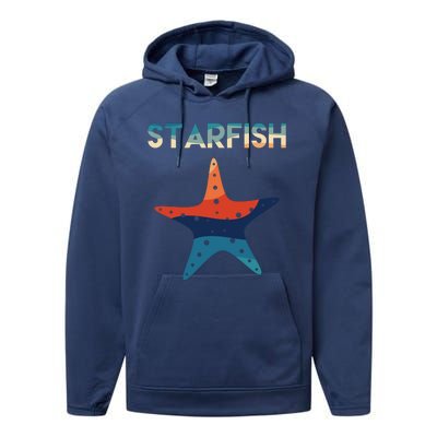 Starfish Ocean Beach Performance Fleece Hoodie