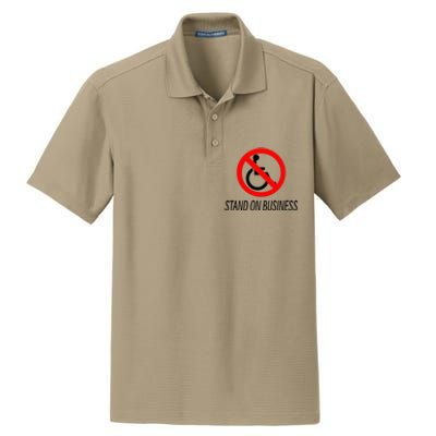 Stand On Business Dry Zone Grid Polo