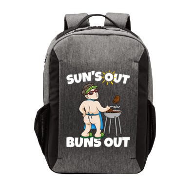 Suns Out Buns Out Funny Bbq Barbecue Grilling Gift Vector Backpack