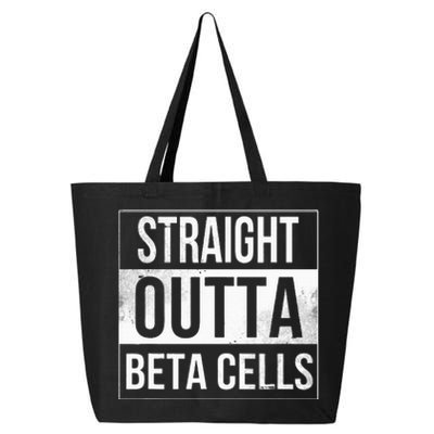 Straight Outta Beta Cells Diabetes Awareness 25L Jumbo Tote