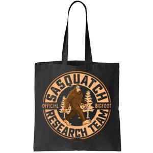 Sasquatch Official Bigfoot Research Team Tote Bag