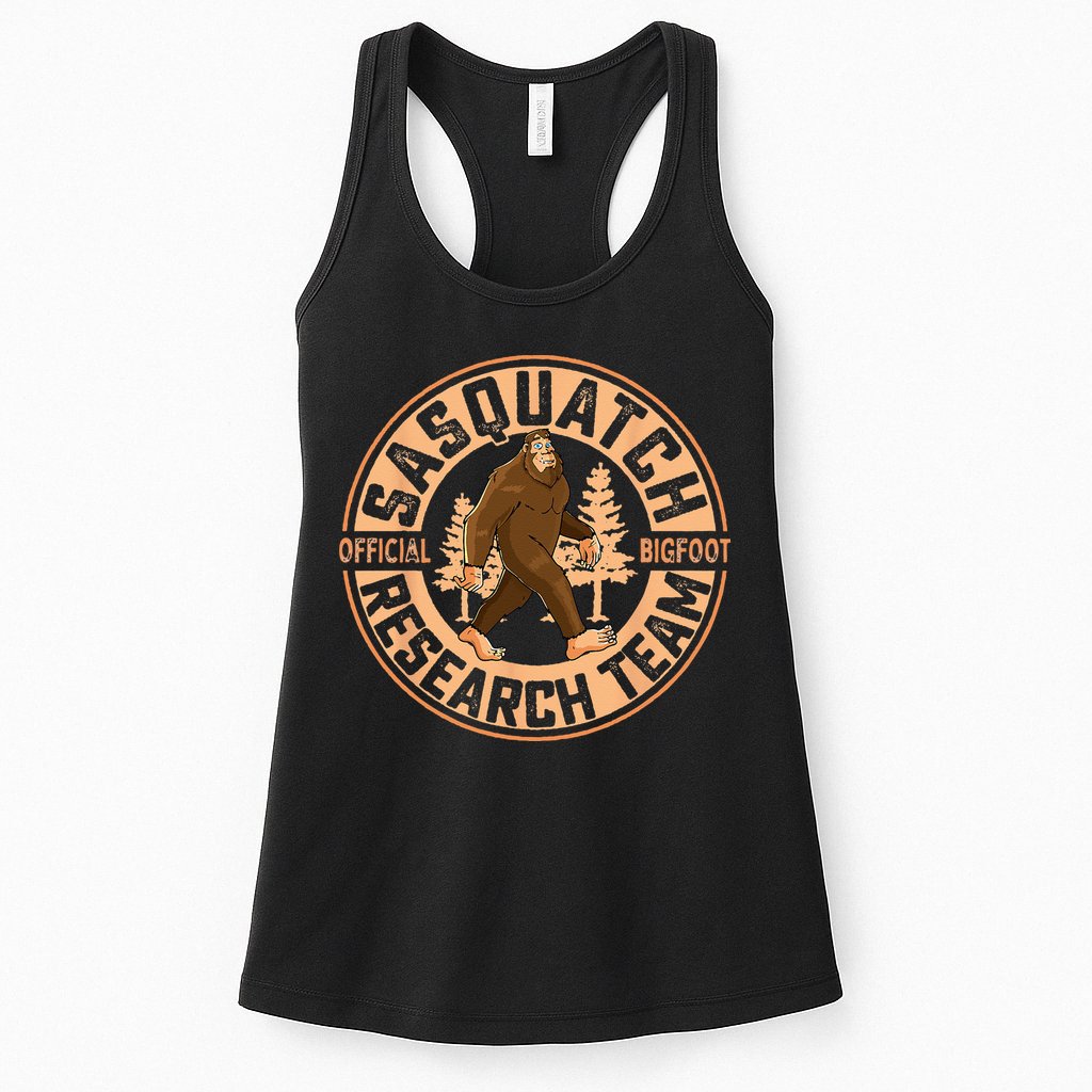 Sasquatch Official Bigfoot Research Team Womens Tank Top