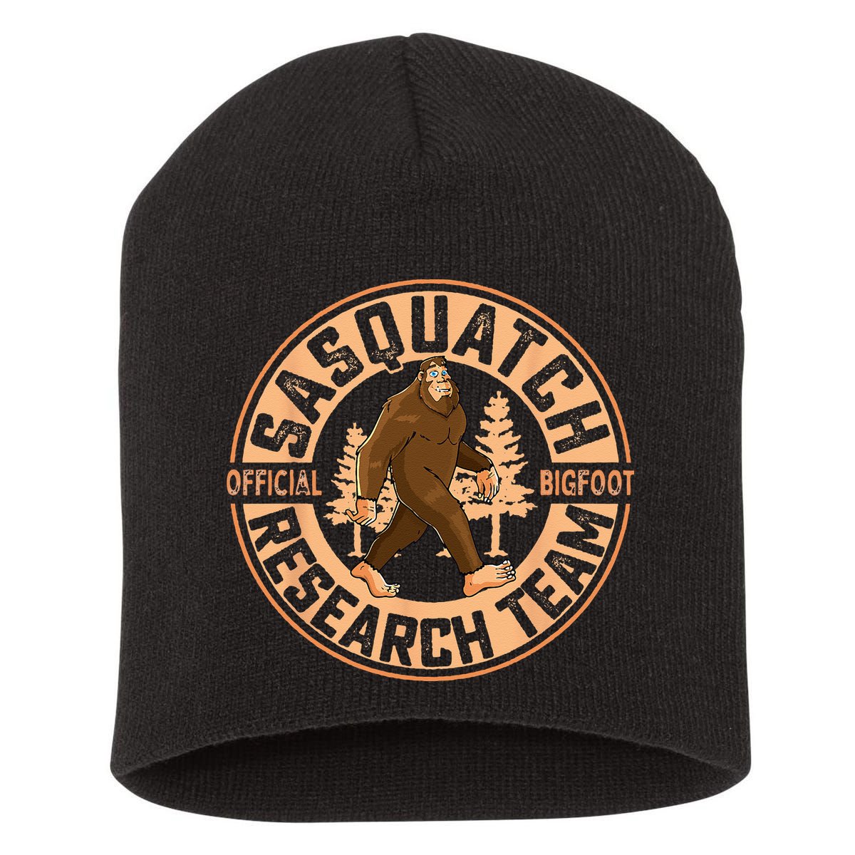 Sasquatch Official Bigfoot Research Team Short Acrylic Beanie