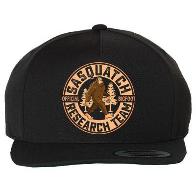 Sasquatch Official Bigfoot Research Team Wool Snapback Cap