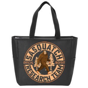 Sasquatch Official Bigfoot Research Team Zip Tote Bag