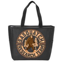 Sasquatch Official Bigfoot Research Team Zip Tote Bag