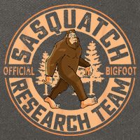 Sasquatch Official Bigfoot Research Team Cotton Canvas Backpack