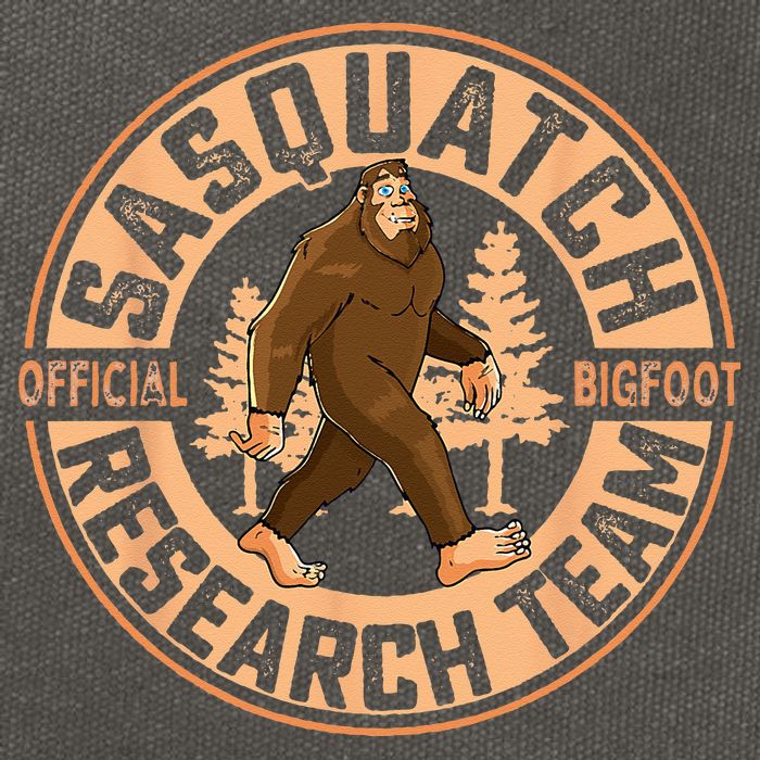 Sasquatch Official Bigfoot Research Team Cotton Canvas Backpack