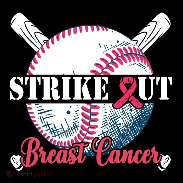 Strike Out Breast Cancer Baseball Flatbill Hat
