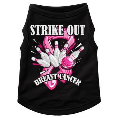 Strike Out Breast Cancer Awareness Bowling Fighter Doggie Tank