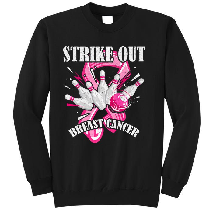 Strike Out Breast Cancer Awareness Bowling Fighter Sweatshirt