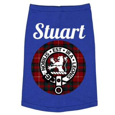 Stuart Of Bute Clan Scottish Name Coat Of Arms Tartan Doggie Tank