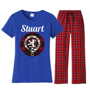 Stuart Of Bute Clan Scottish Name Coat Of Arms Tartan Women's Flannel Pajama Set