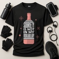 Sobriety Is Not In My Vodkabulary Cooling Performance Crew T-Shirt