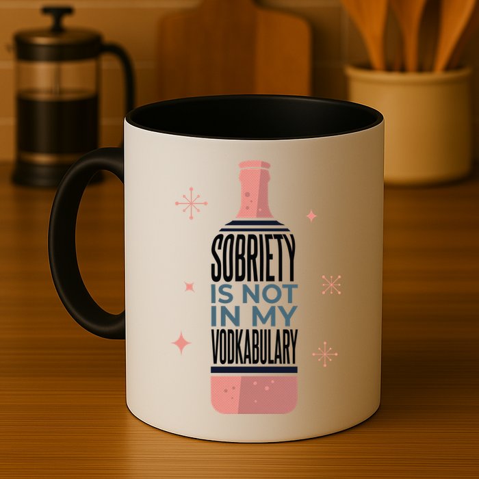 Sobriety Is Not In My Vodkabulary Mug