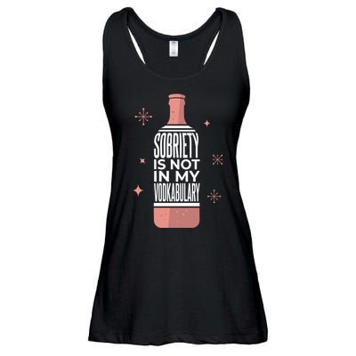 Sobriety Is Not In My Vodkabulary Ladies Essential Flowy Tank