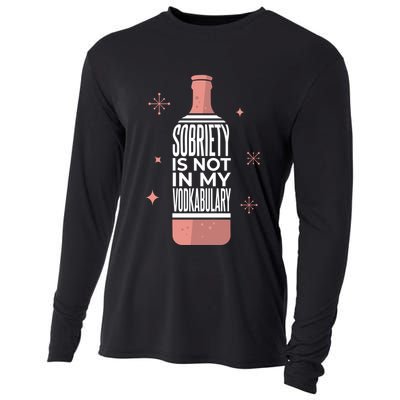 Sobriety Is Not In My Vodkabulary Cooling Performance Long Sleeve Crew